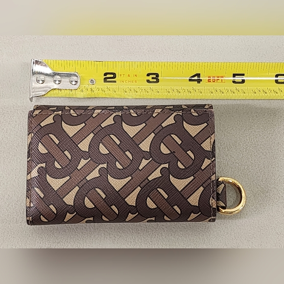 Burberry Lark Monogram Unisex Wallet Bridle Brown Unisex - Picture 12 of 12